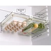 Refrigerator Egg Storage Box Drawer Style Food Fruit Egg Rack Egg Holder Household Plastic Fresh-keeping Box 6