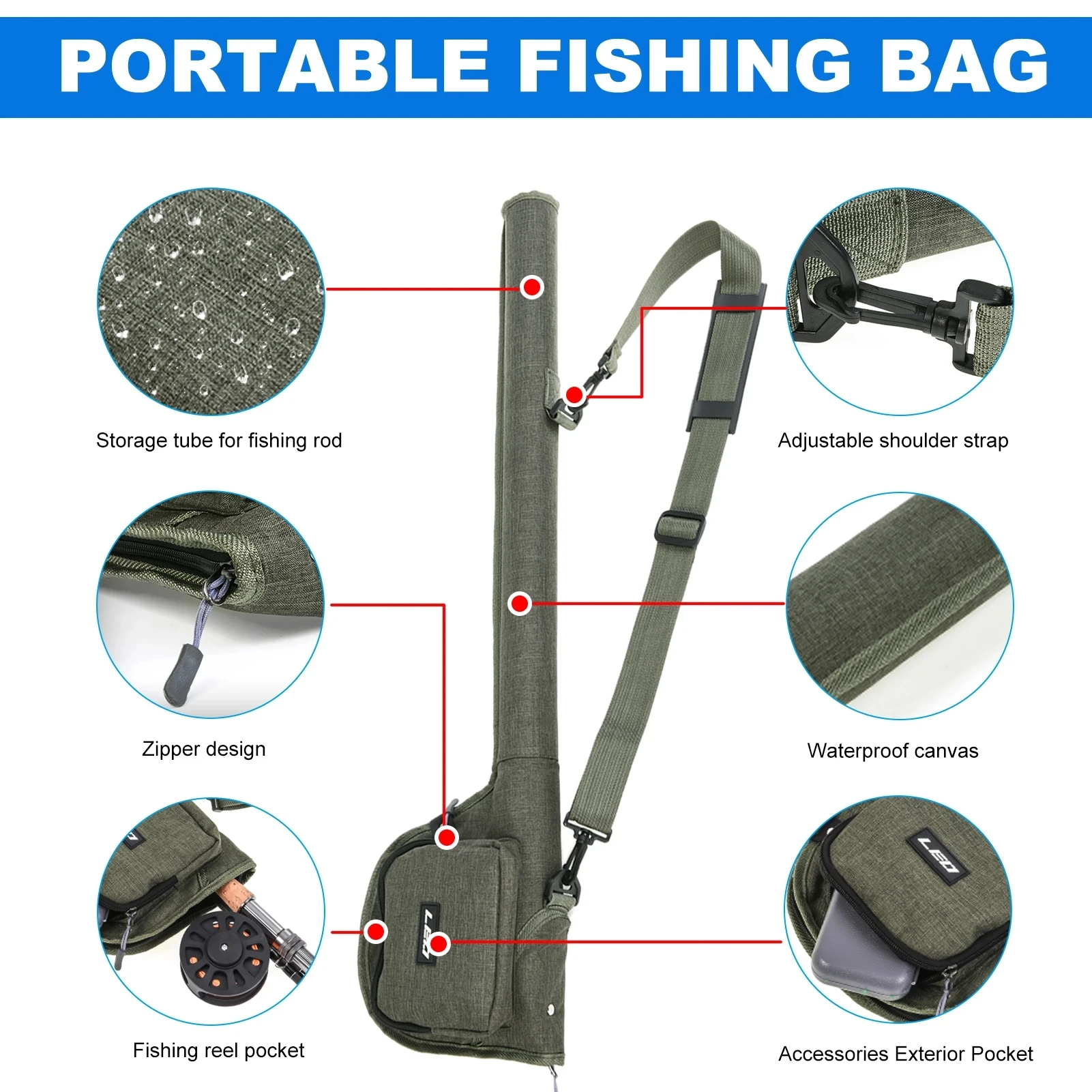 2.7M Portable Fly Fishing Rod 5/6 7/8 Fly Fishing Rod Suit With Fish  wheel:belt line GLA #5/5#7/8 And 20 Fly Hook Fly Reel Combo