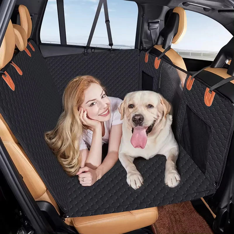 Extended Dog Car Seat Cover Car Bed Pet Backseat Cover Waterproof
