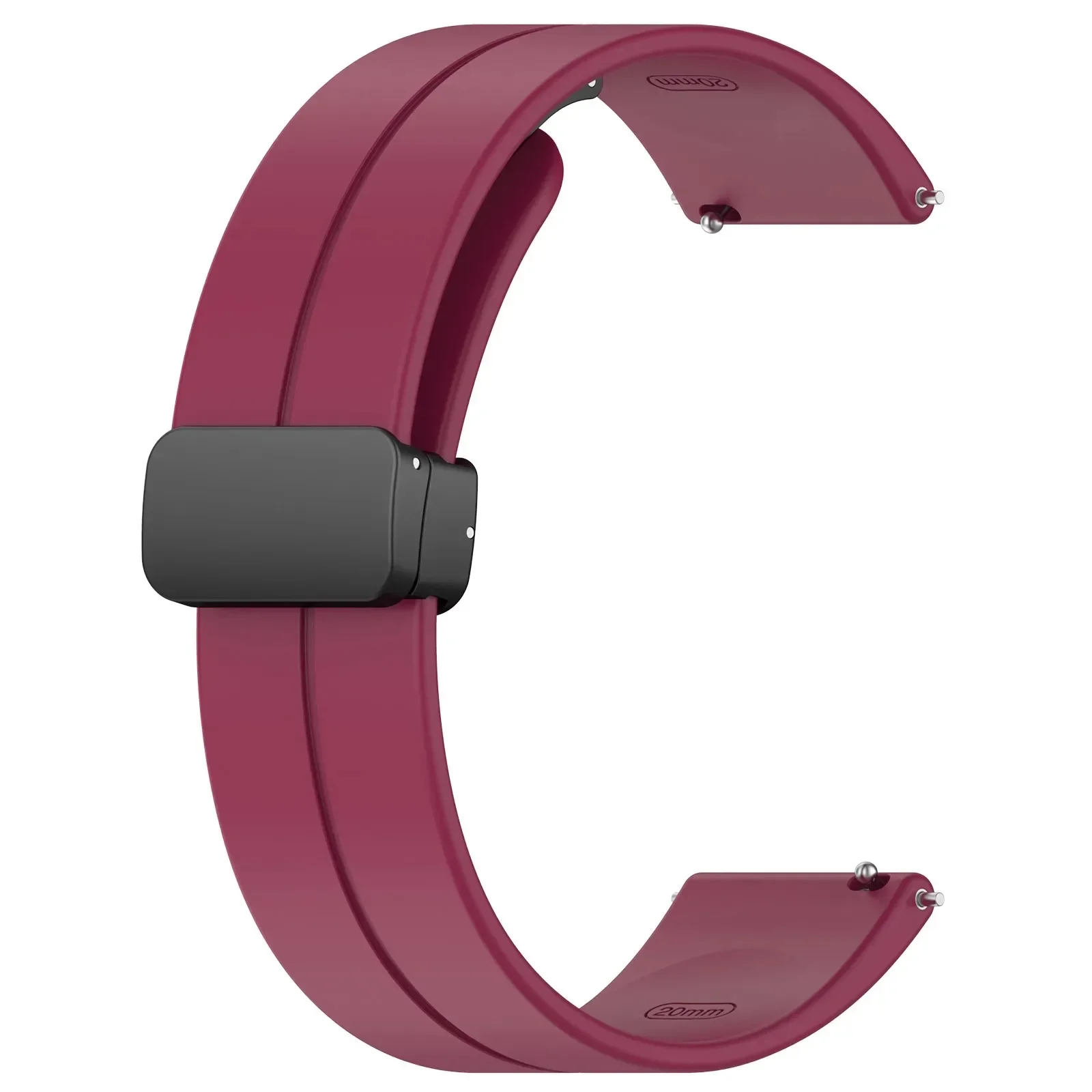 Versatile Silicone Strap with Magnetic Buckle (Multiple Sizes Available)
