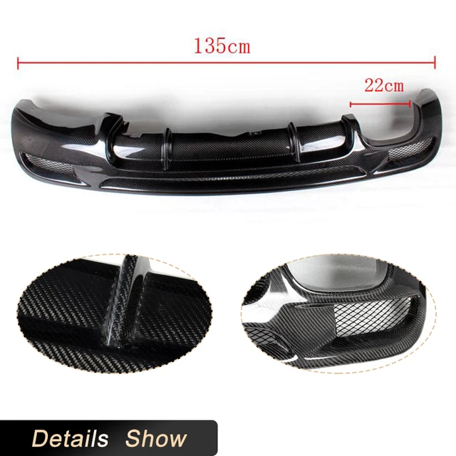 1シリーズE82 E88用カーボンファイバーリアバンパーディフューザーbmw 