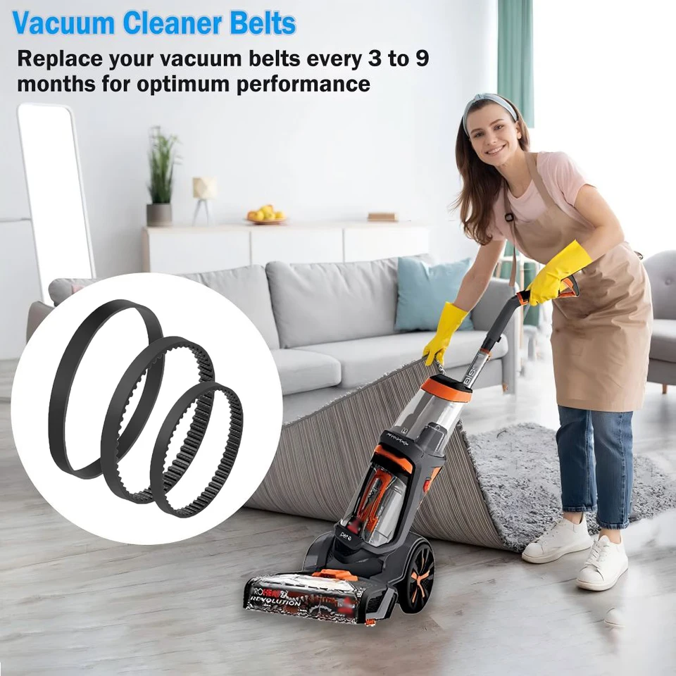 Courroies Proheat 2x Pet Courroies De Remplacement Pour Aspirateur Bissell Proheat 2X - Lot De 2 Pièces - Compatible 15501, 15504, 15505 Et Autres Modèles Ceinture Aspirateur