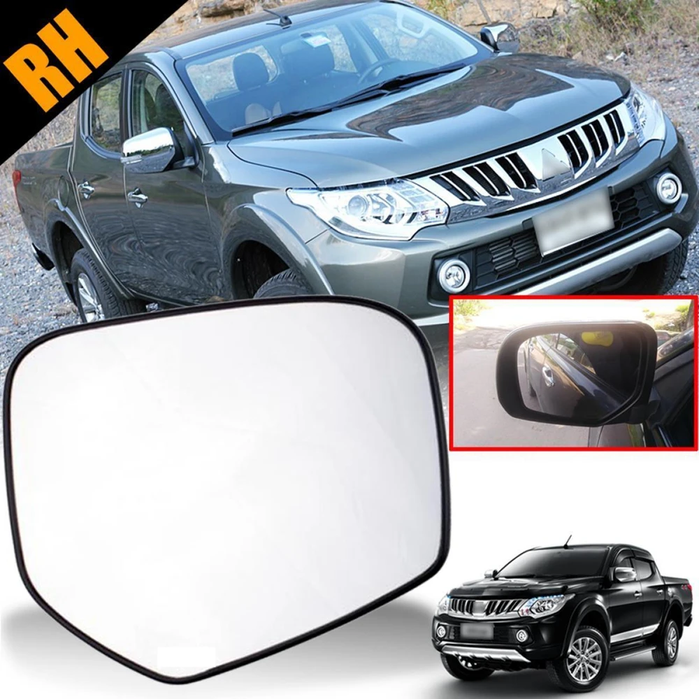 Car pickup heated convex mirror glass for MITSUBISHI Triton