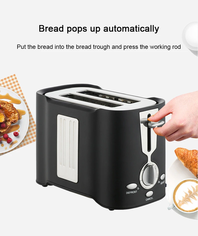 What is Cool Touch Housing Breakfast Electric Grill 2 Slice Hot Sandwich  Maker Toaster