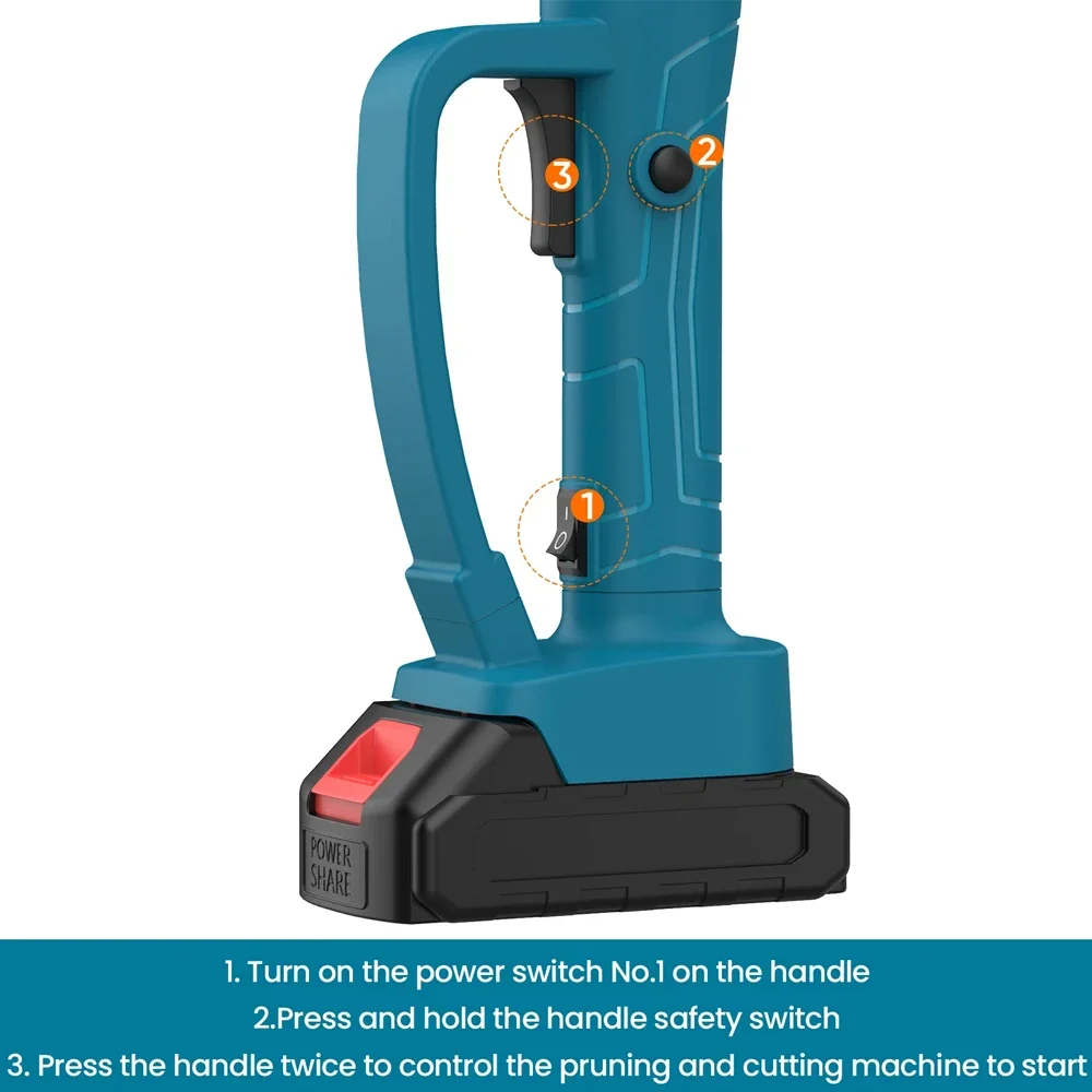 Aluminum Extension Rod for Electric Pruning Shear and Chainsaw
