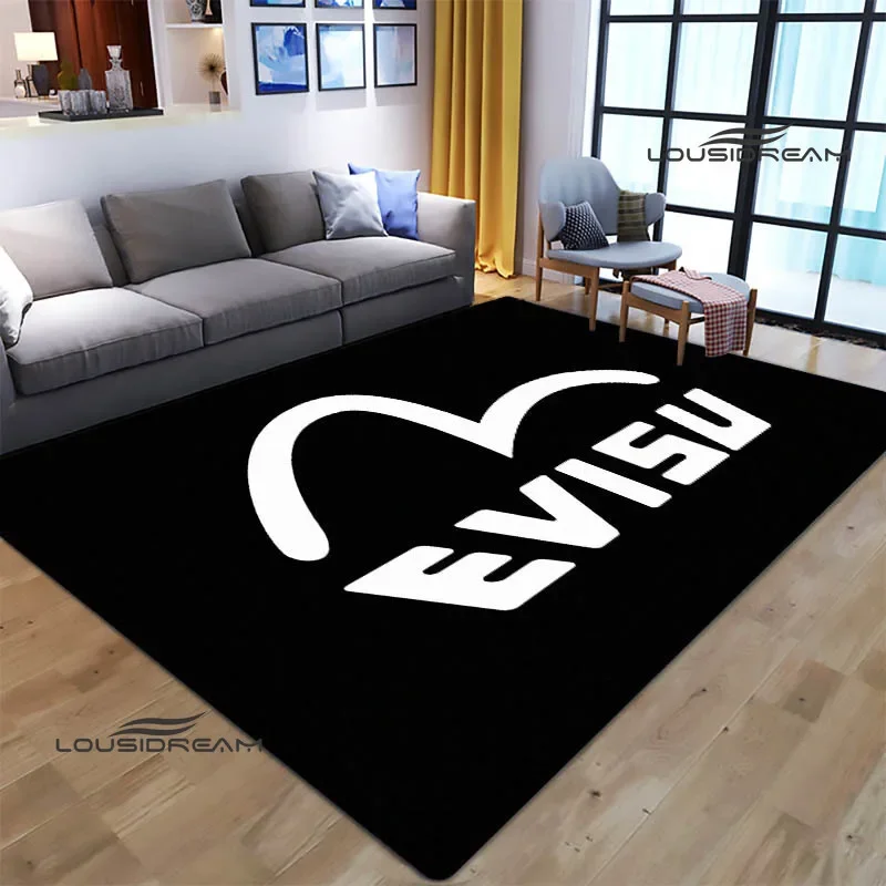 Tide Tiles E-Evisu Logo Stampato Tappeto Tappeto Per Esterni Tappeto Kawaii Room Decor Camera Da Letto Decor Tappeto Per Soggiorno Regalo Di Compleann