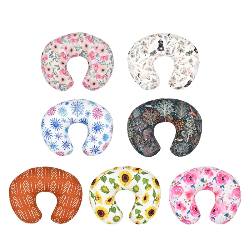 

Newborn Baby Nursing Pillows Cover Maternity U-Shaped Breastfeeding Pillow Slipcover Infant Feeding Waist Cushion for Ca