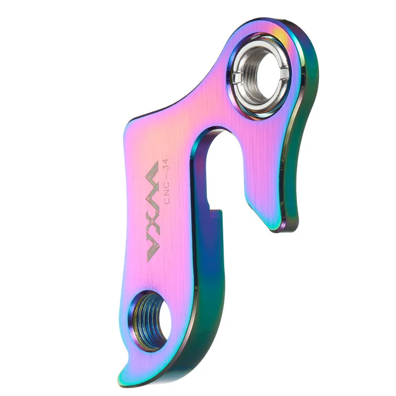 Road Bicycle Tail Hook CNC Forged Ear Hook Rear Dial Hook Frame Hook Mountain Bike Aluminum Alloy Colorful Tail Hook