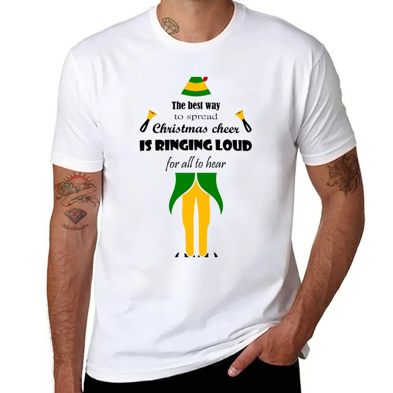 

Spread Christmas Cheer (Ringing) T-Shirt cute tops customs boys whites for a boy mens vintage t shirts