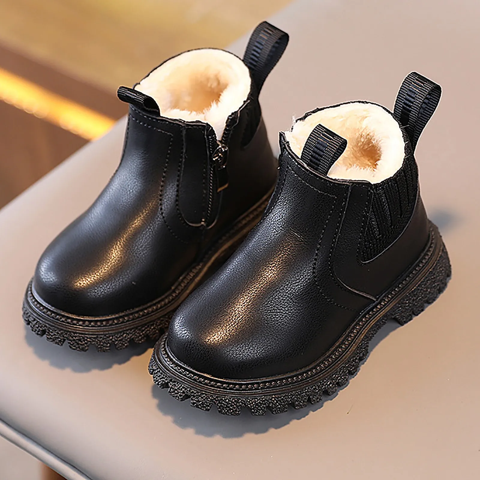 Children Boots Non Slip Breathable Nude Boots For Childrens Autumn Winter Baby Kids Short Boots Super Warm Soft Comfort Boys Girls Shoes