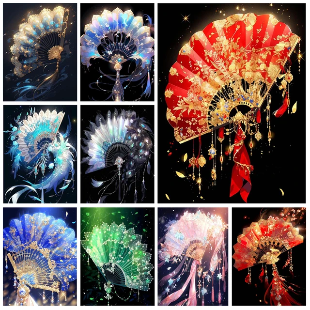 Anime Diamond Painting Dream Catcher Fan 5D DIY Square Round Diamond  Embroidery Classical Mosaic Rhinestone Home Decor YY6763 - AliExpress