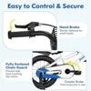 Children's Bikes for Ages 3-8, 12-20 Inch, with Removable Training Wheels, Handbrake, and Rear Brake, Including Basket