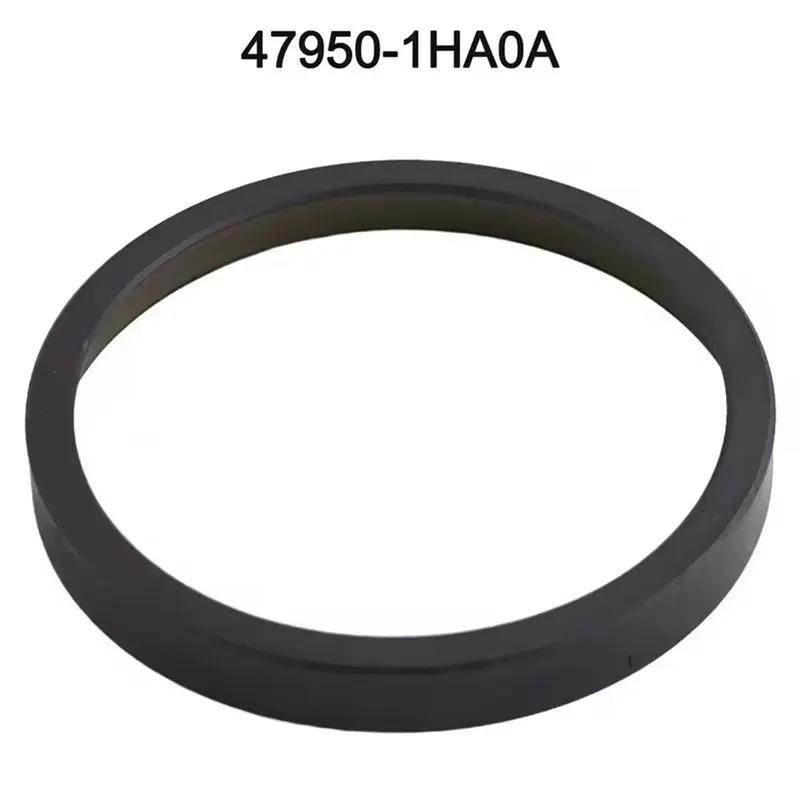 새로운 휠 속도 센서 톤 링 47950-1HA0A Versa 2012-2019 용 닛산 용 블랙 교체 설치