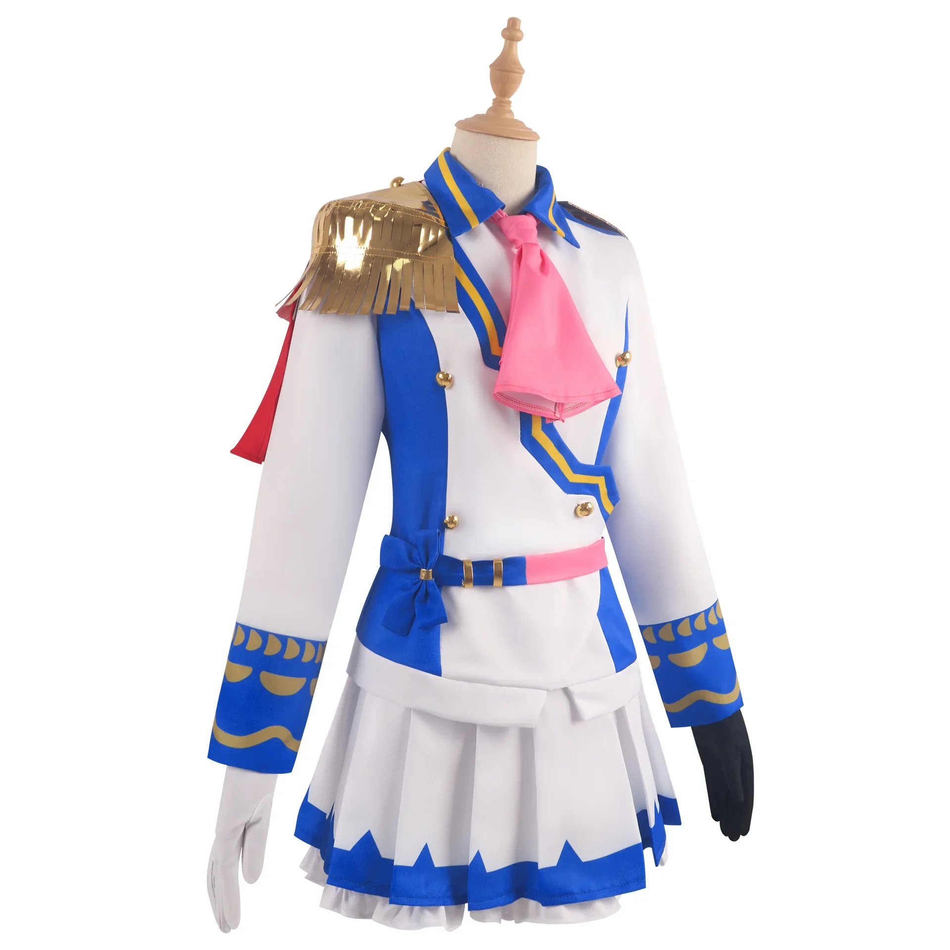 Uma Musume: Pretty Derby Tokai Teio | School Uniform Cosplay Costume Set 38 Uma Musume Pretty Derby School Uniform Cosplay Costume for Women (Unofficial)