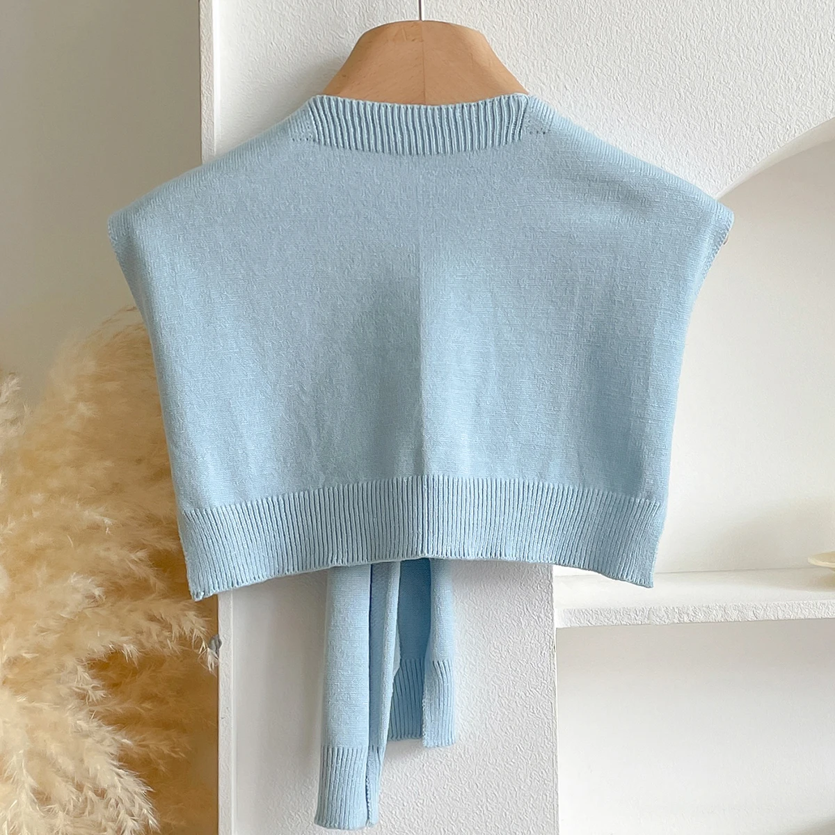 Women Latest Design Korean Style Knitted Shawl Summer Solid Sunscreen Pashmina Scarves Lady Wraps Bandana Spring Girl Soft Scarf