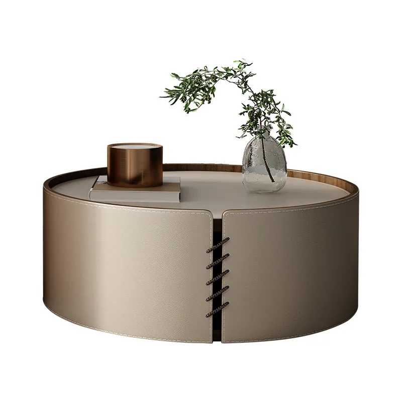 

Residential living room circular small unit Nordic modern minimalist coffee table