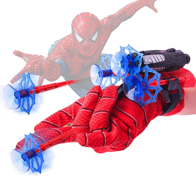 2 pièces Gant de Lanceur Spiderman, Gants de Héros D'araignée pour