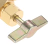 R-1234YF AC Refrigerant Can Bottle Tap Opener Valve Tool 1/4 Male+ 1/2" ACME LH Female direct Fit for R12 R22 manifold 6