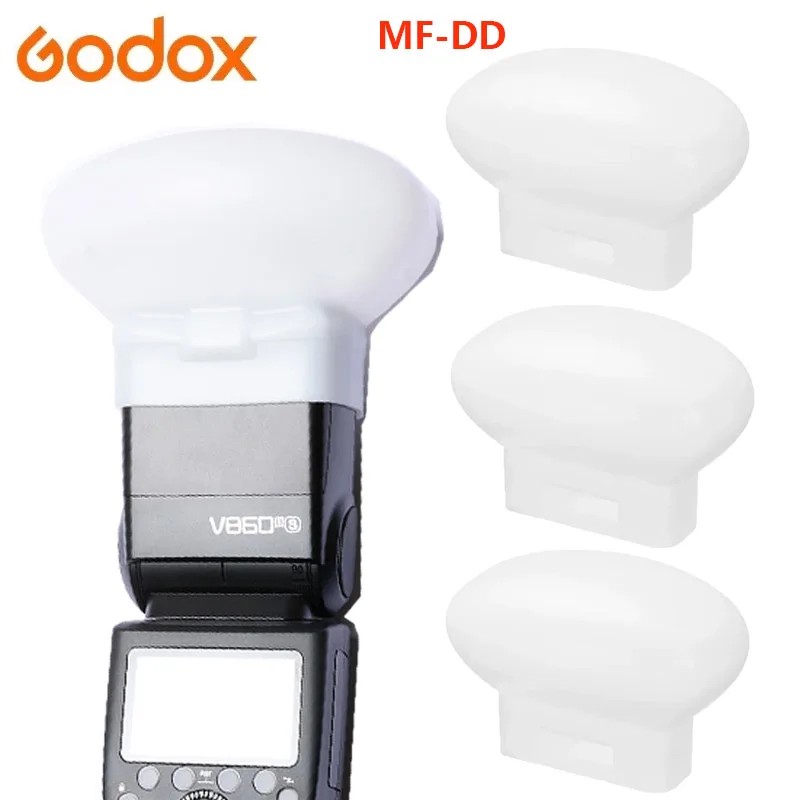 1/2/3 PCS Godox MF-DD Dental Diffuser Silica Gel Diffusion Dome Kit for Godox V860 V850 TT685/TT600 MF12 Universal flash silicone