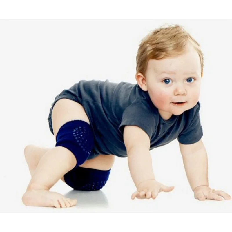 1Pairs Baby Knee Pads Toddler Crawling Anti-Slip Solid Infant Boys Girls Elbow Cushion Pad Safety Protector Toddler Leg Warmer