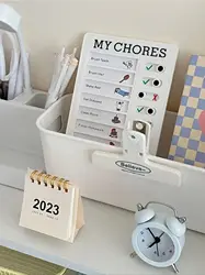Bview Art To - Do List Board with 10 Blank Sheets for Planning and Reminders (White 1)