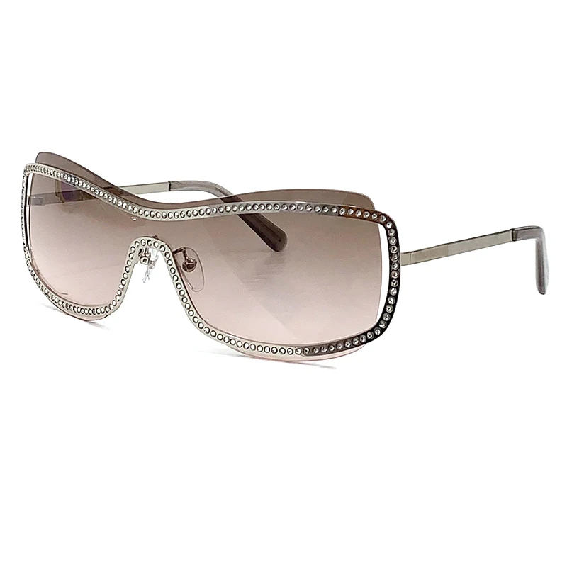 

Rimless Sunglasses Women Stylish Outdoor Shades Trendy Luxury Brand Design Metal Frame Eyewear Goggle