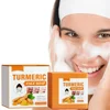 Turmeric Cleansing Soap Facial Repair Gentle Cleansing and Moisturizing Turmeric Cleansing Soap Moisturizing Cleaning Product 2