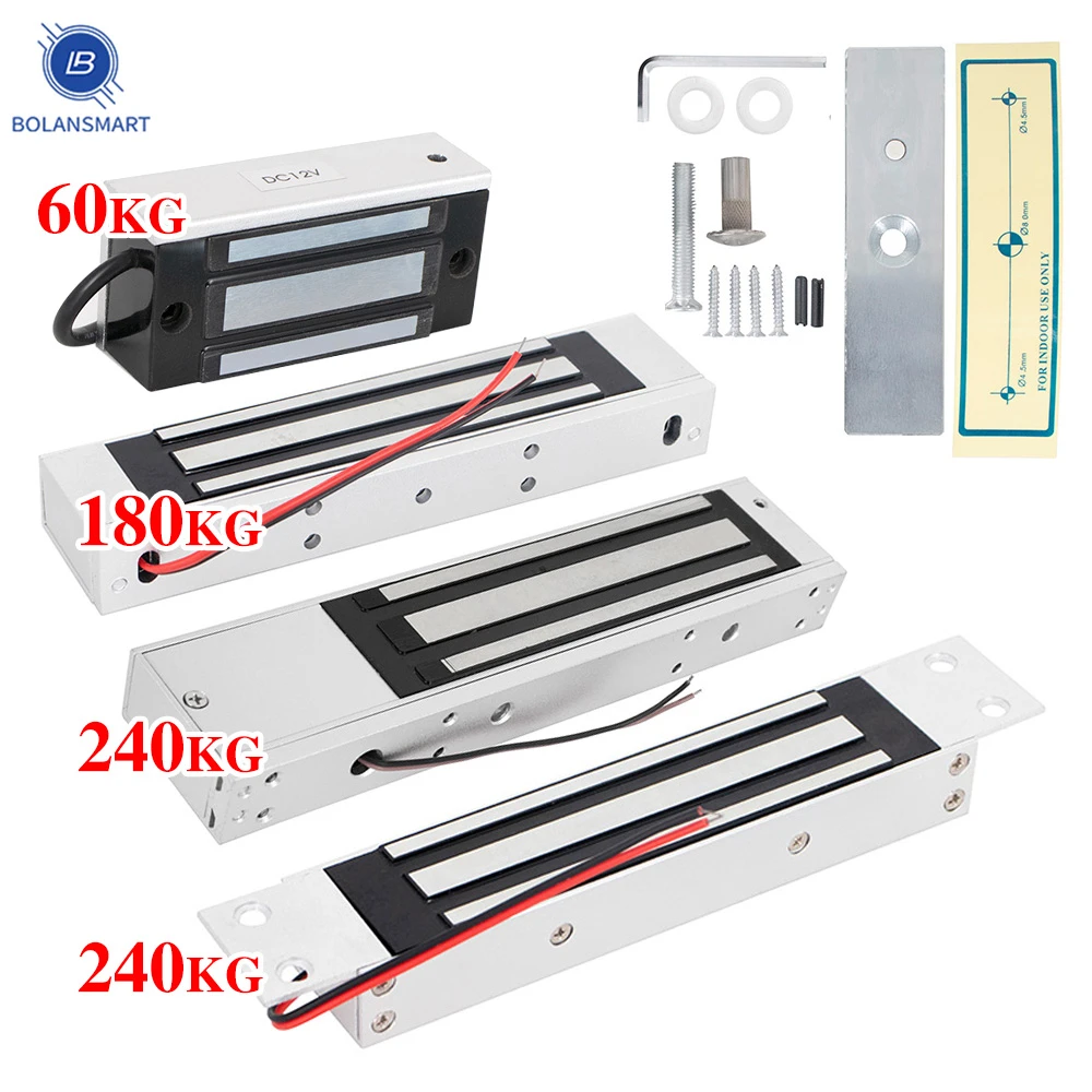 Electronic Door Lock Electric Lock Gate Opener Suction Holding