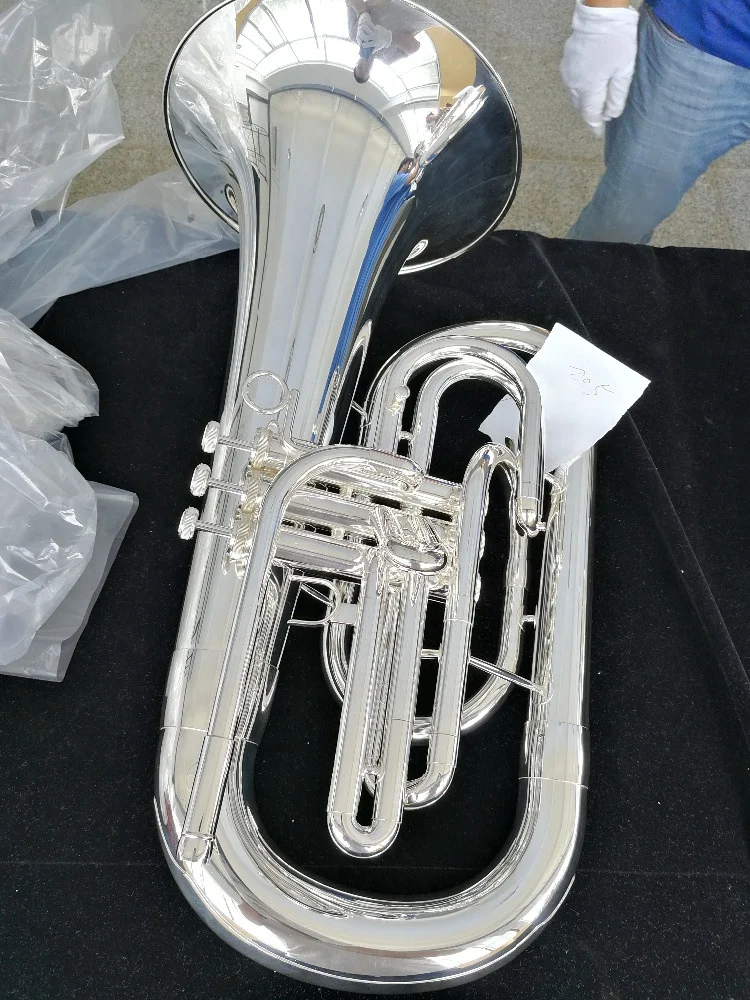 High Grade Gold Lacquer Bb Tone Marching Piston Euphonium With 3 Stainless Steel Pistons (JME-240)