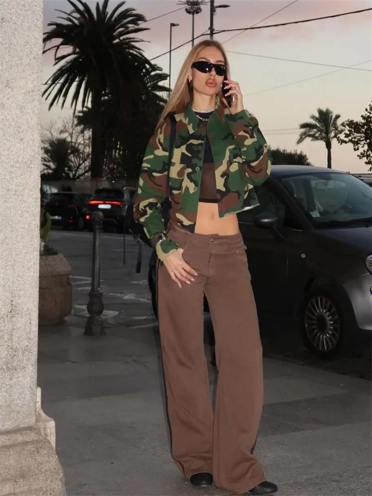 

Красивая камуфляжная рубашка для мужчин в японском ретро стиле, рабочая одежда Amikaki, свободная повседневная рубашка из хлопка с длинными рукавами