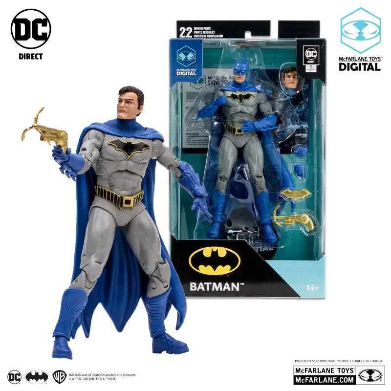 

Mcfarlane Batman (Dc Rebirth) с фотографией, цифровая Коллекционная 7-дюймовая экшн-фигурка, Коллекционная модель, игрушка в подарок