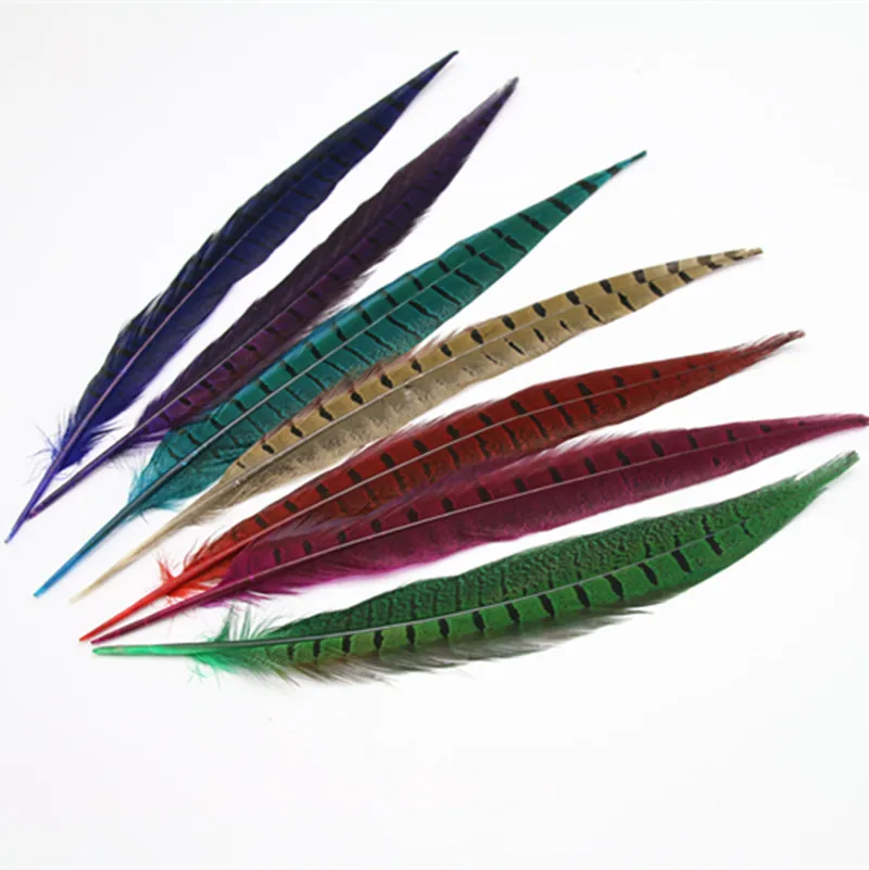 

10/50pcs Two specifications premium feather decoration accessories diy Gongshan chicken tail feather craft material