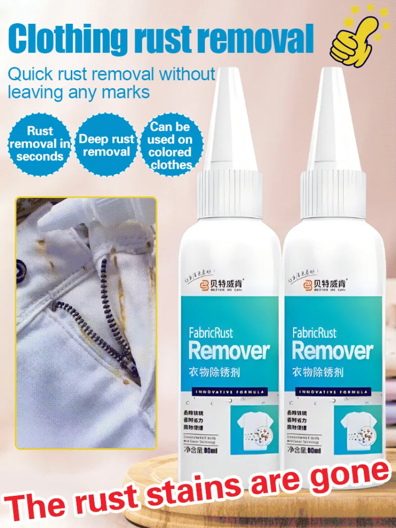 Deep Stain Removal Rust Stain Remover Clothes Rust Remover Detergent Clothes Detergent