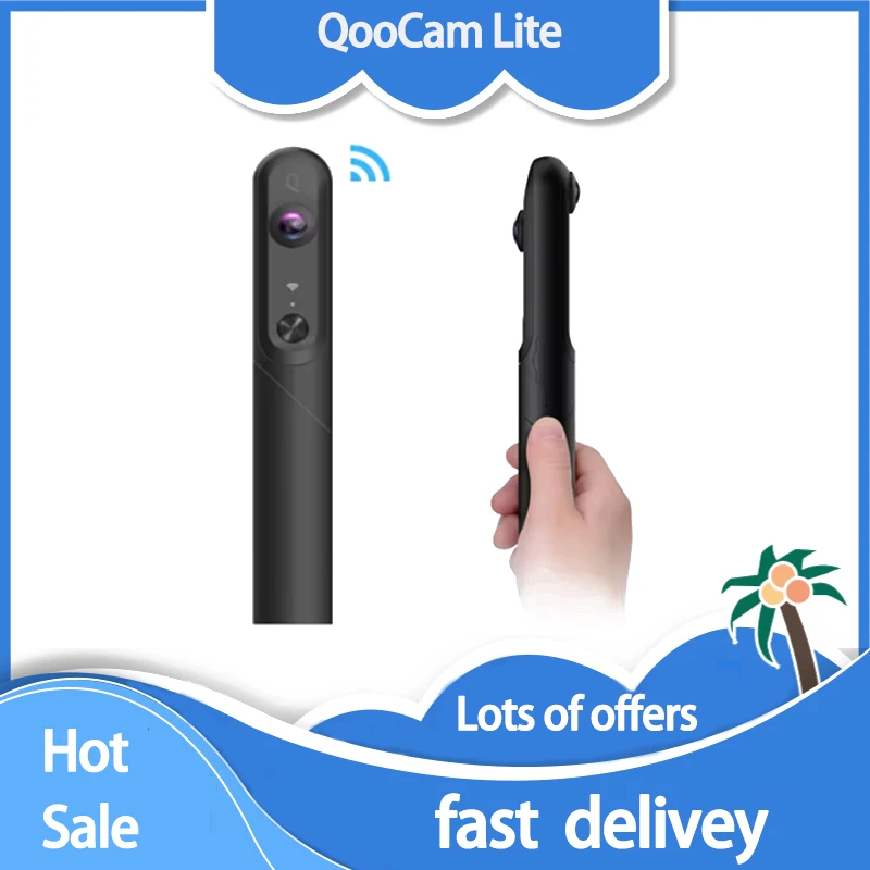 Kandao QooCam Lite 360&deg; Camera-2D VR 4K Video HD Panoramic Camera Video Recorder Sports/Action