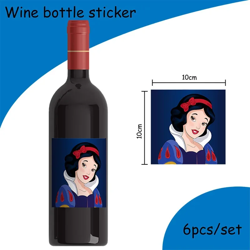 Bottle label 6pcs D