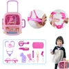 Doctor Play Set Doctor Toys for Kids Pretend Play Medical Tool Toy with Portable Suitcase Educational Toy Gift for Boy Girl 2
