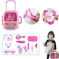 Doctor Play Set Doctor Toys for Kids Pretend Play Medical Tool Toy with Portable Suitcase Educational Toy Gift for Boy Girl 2
