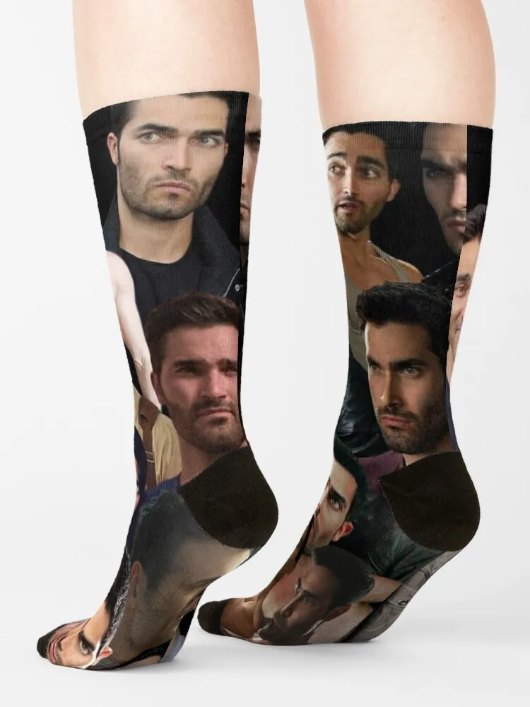 tyler hoechlin photo collage Socks happy socks Rugby hiking Socks Girl Men's