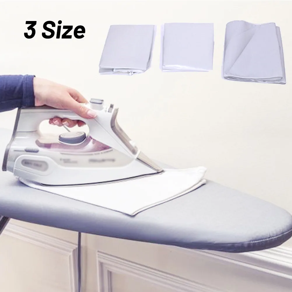 

1pc Iron Board Cover Cotton Silver Coated Ironing Board Cover Heat Resistant Dust-proof Dirt-proof Scorch Pad Household Supplies