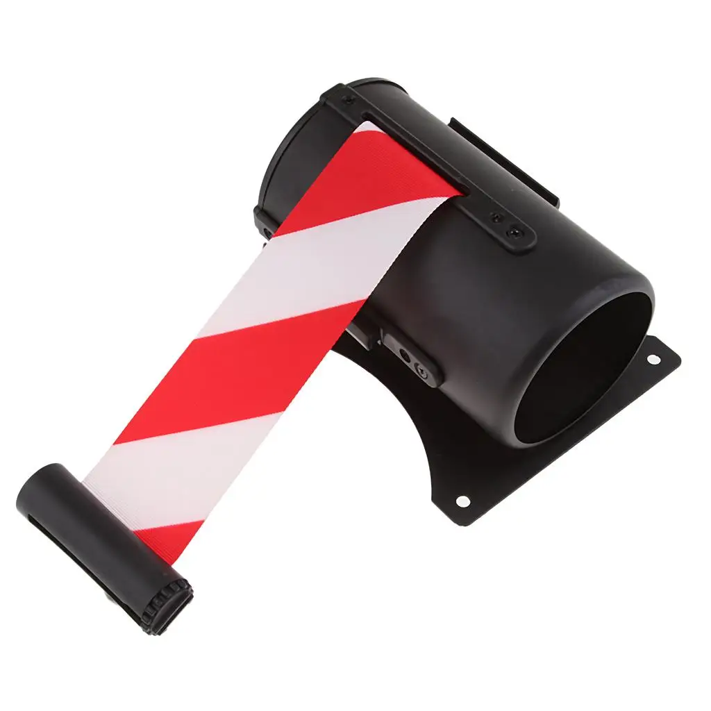 3Meter Retractable Belt Queue Crowd Control Barrier Wall Mount Space Saving