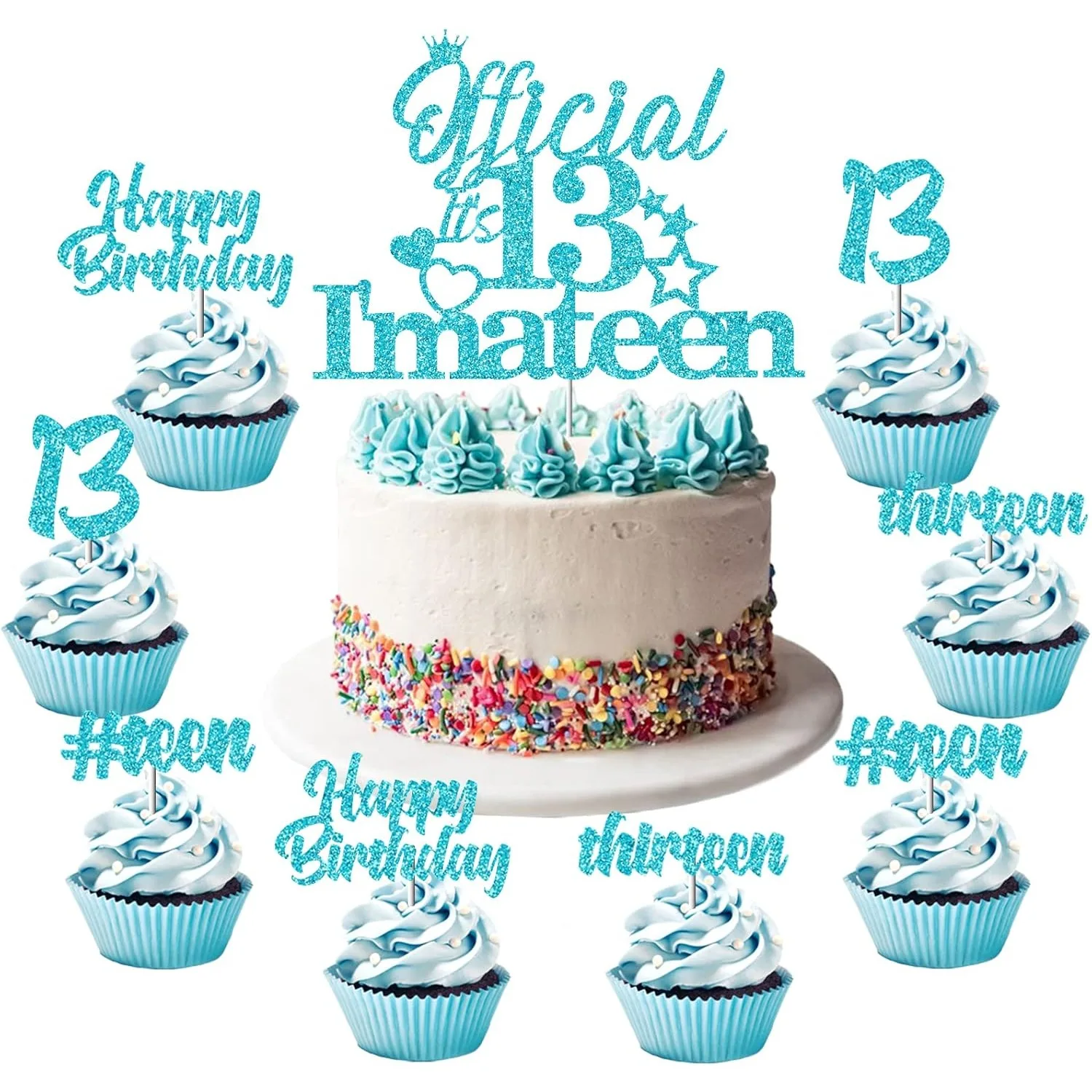 13th Birthday Cakes Girl: The Ultimate Guide to Choosing the Perfect Cake  Topper for Your Teen's, image size:1500x1500