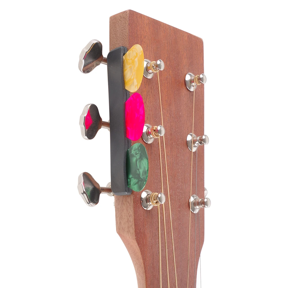 Rubber Guitar Pick Storage Holder for 0.46-1.5mm Picks