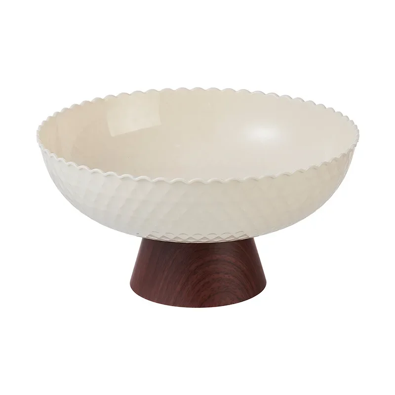 Home Storage Items Fruit Tray End Table Plastic Drain Fruit Dry Candy Snack Plate
