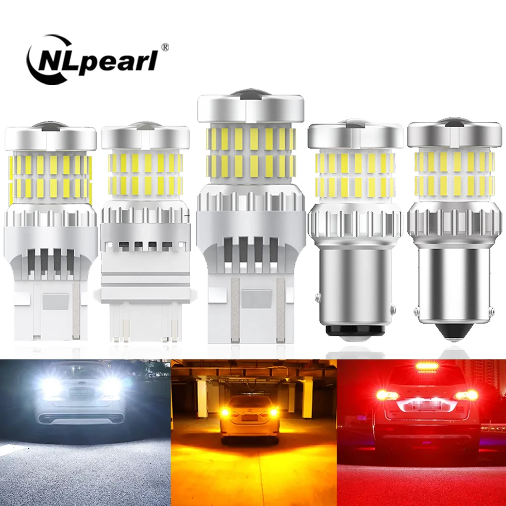 NLpearl 1157 1156 BAU15S P21W LED Bulb Canbus PY21W BA15S T20 7443 W21