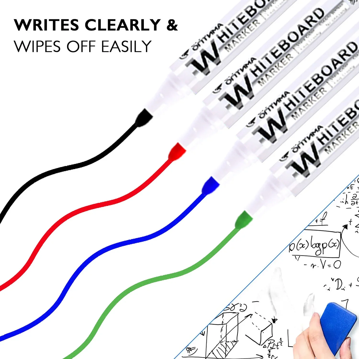 Erasable Whiteboard & Blackboard Markers 5