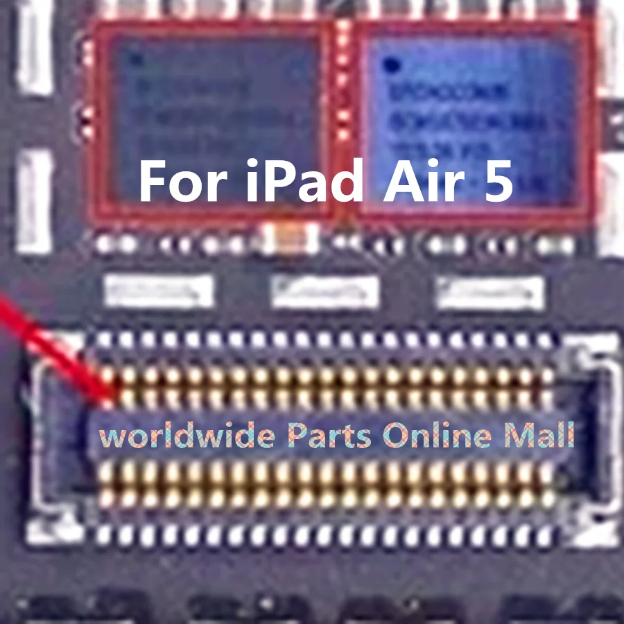 10 Stuks-100 Stuks Lcd-Scherm Fpc Connector Op Logic Board Voor Ipad Air 5