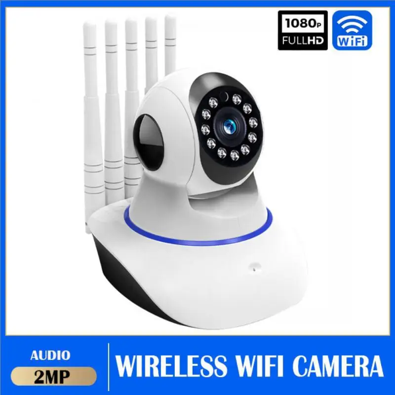 

Smart Home 2mp Intelligent Tracking Remote Monitoring Wireless Camera Ip Camera Motion Detection Baby Monitor Two Way Audio