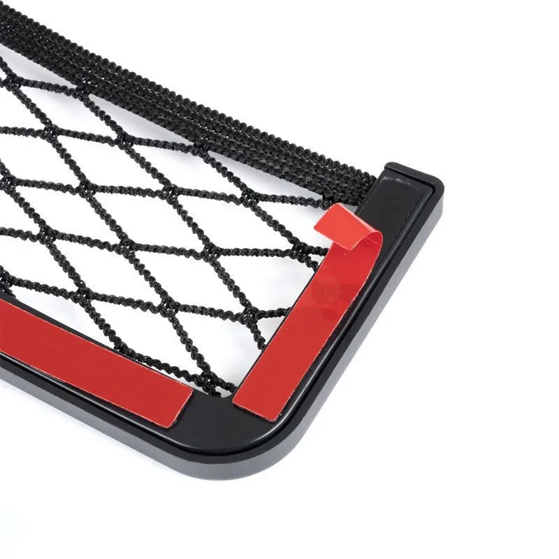 Car Storage Bag Mesh Net Pocket Mobile Phone Holder Multi Function Auto Accessories