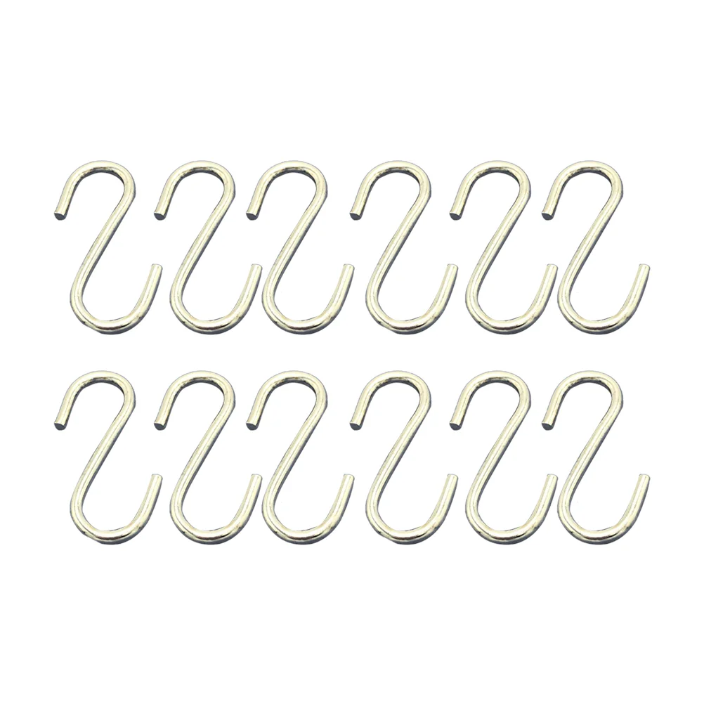 

Metal S Type Hook Kitchen Bedroom Hooks Storage Racks Clothes Hangers Stainless Steel Hanging Jewelry