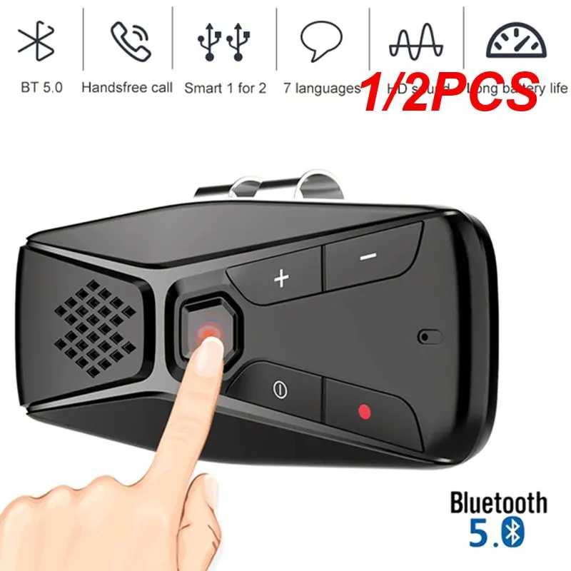 

Беспроводной громкоговоритель с микрофоном Bluetooth 5,0, автоматическое выключение, 1/2 шт.